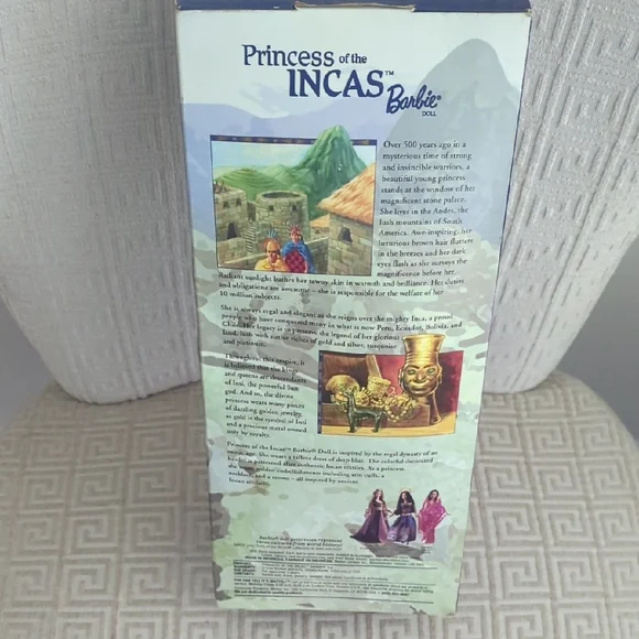 Barbie Princess Of The Incas Collection Doll in Blue and Gold - Picture 11 of 14